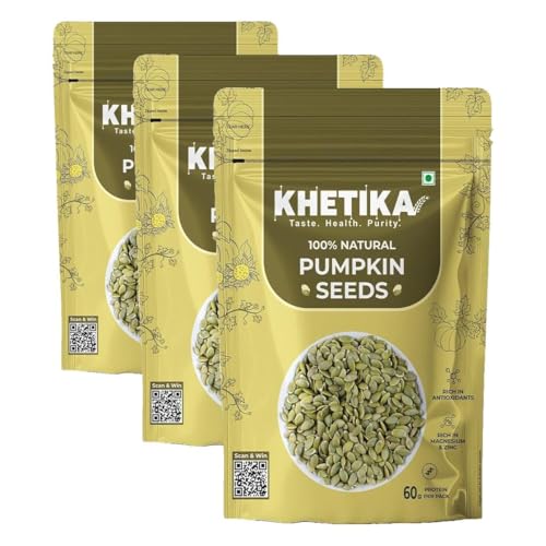 Image 3 of 200 g (Pack of 3) for the product KHETIKA Pumpkin Seeds