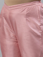 Thumbnail for Sztori V Neck Regular Straight Kurta with Trousers - Distacart