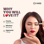 Thumbnail for MARS Cosmetics Artist's Arsenal Professional Flat Crease Brush - Golden - Distacart