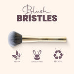Thumbnail for MARS Cosmetics Artist's Arsenal Professional Blush Brush - Golden - Distacart