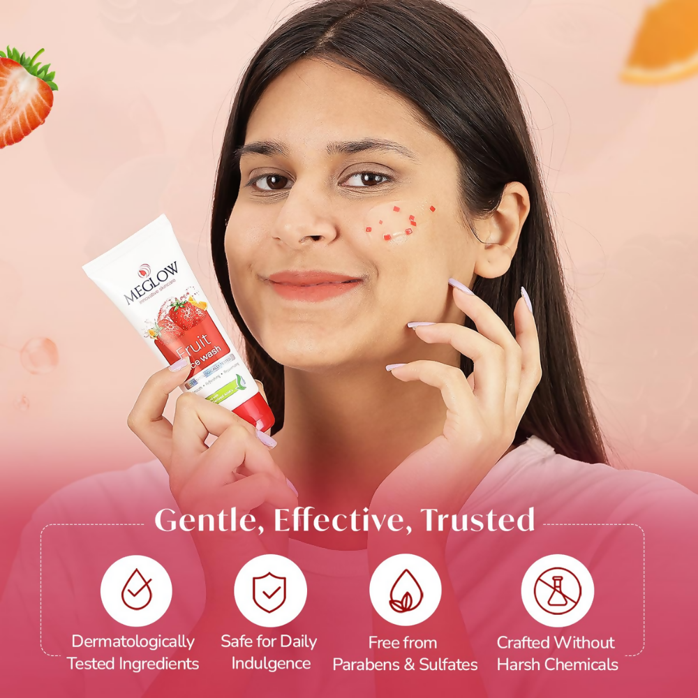 Meglow Fruit Face Wash - Dista