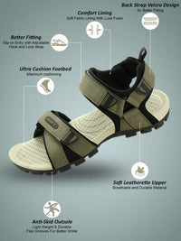 Thumbnail for Sparx Men Textured Sports Sandals