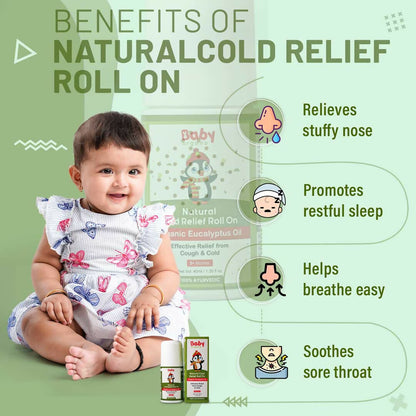 Babyorgano Hing Roll On and Natural Cold Relief Roll On Combo - Distacart