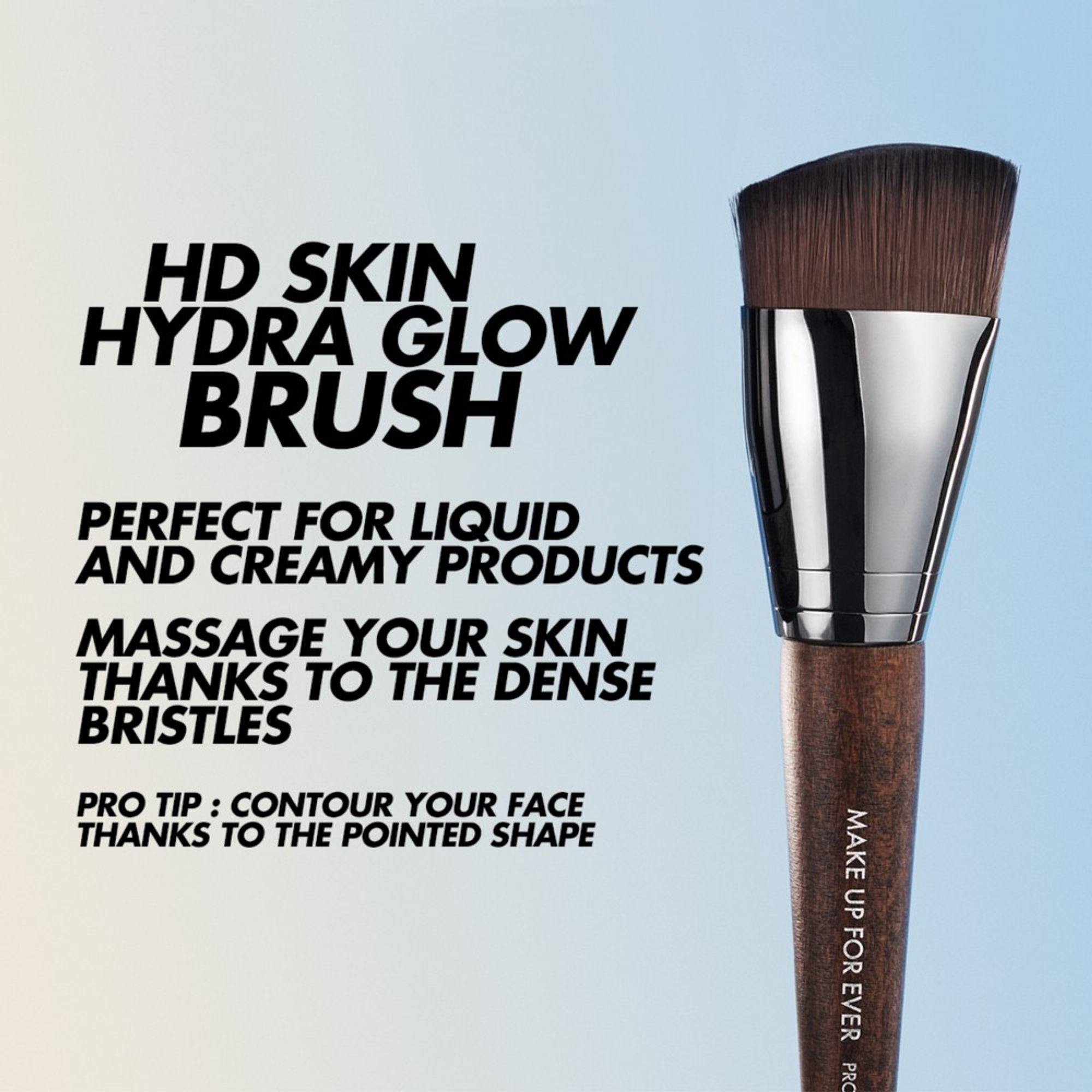 MAKE UP FOR EVER HD Skin Hydra Glow Foundation Brush - 118 - Distacart