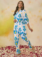 Thumbnail for Indo Era Women Printed Regular Kurti with Trousers