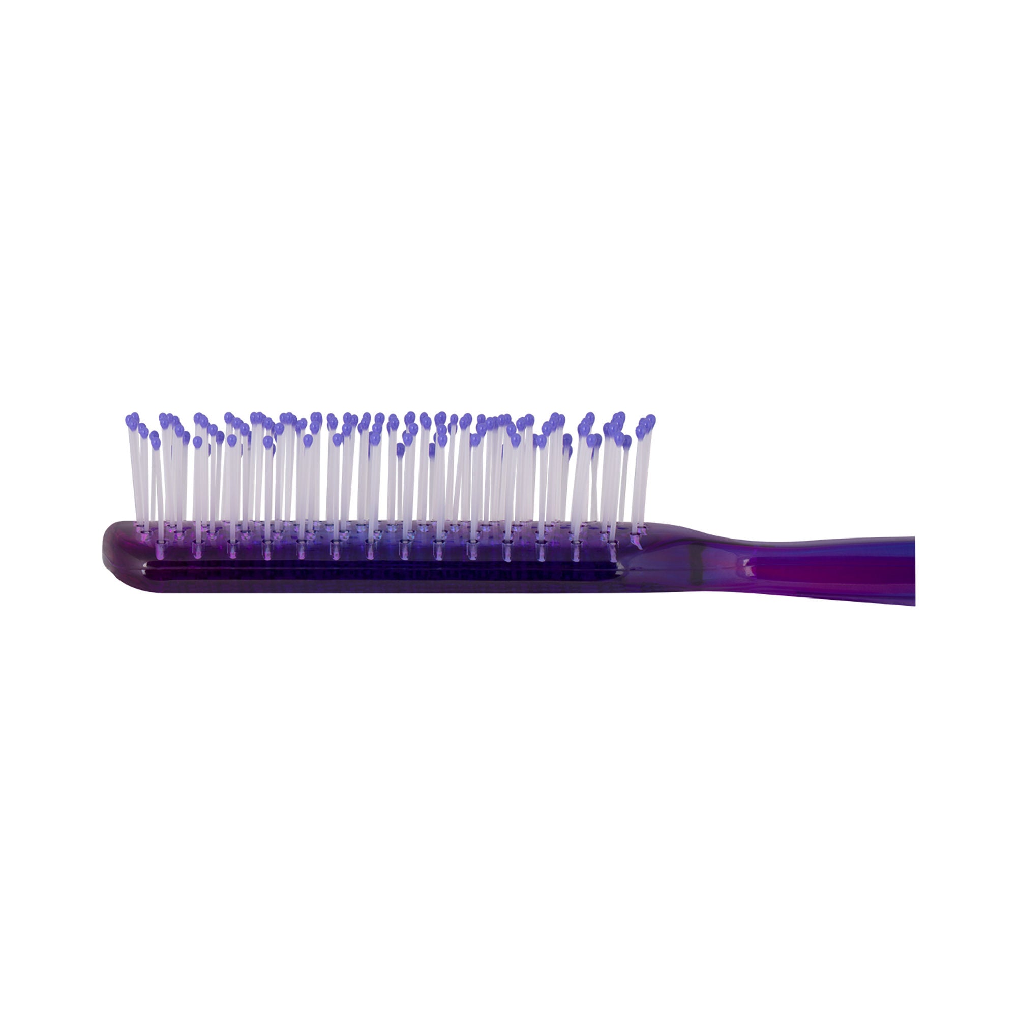 Miss Claire V18001At Flat Hair Brush - Purple - Distacart