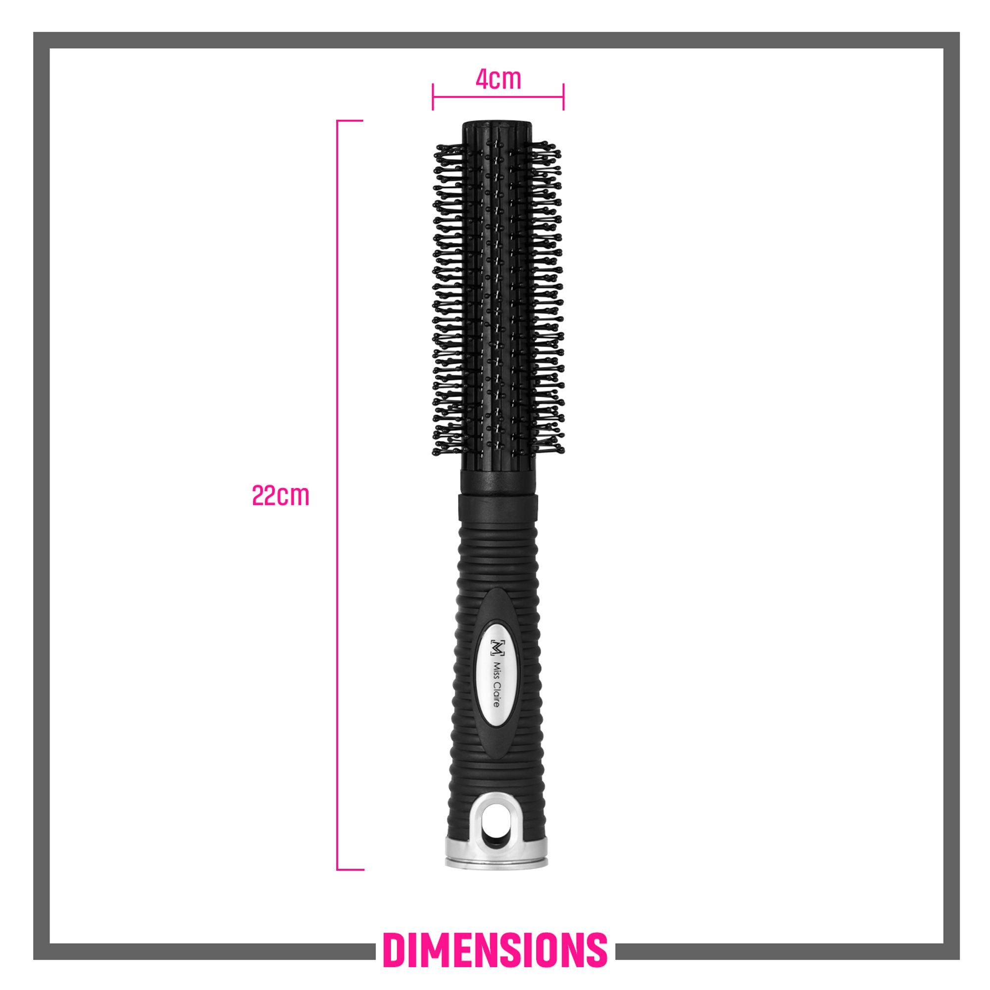 Miss Claire R9802Bt Round Hair Brush - Distacart