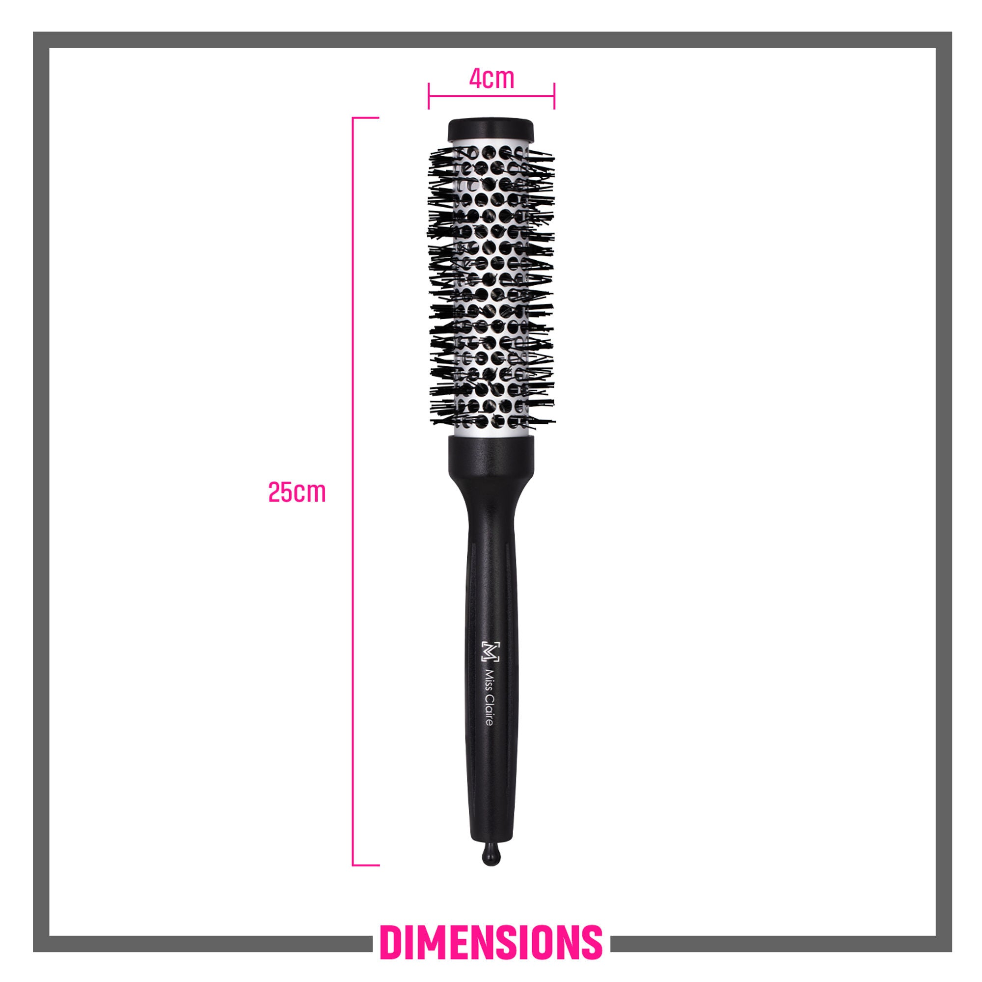 Miss Claire R5711 Hot Curl Hair Brush - Small - Distacart