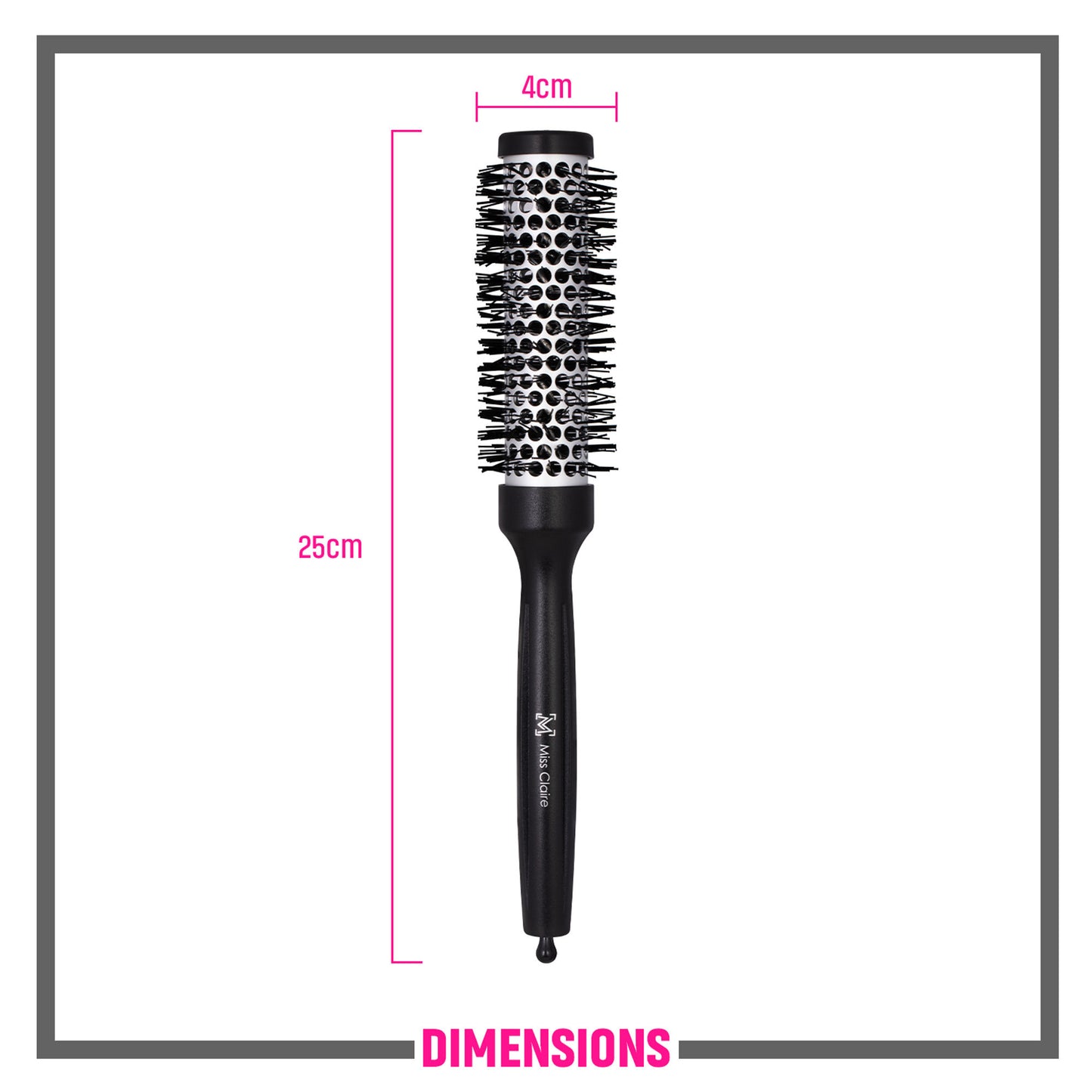 Miss Claire R5711 Hot Curl Hair Brush - Small - Distacart