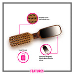 Thumbnail for Miss Claire V450Tt Flat Hair Brush - Small - Distacart