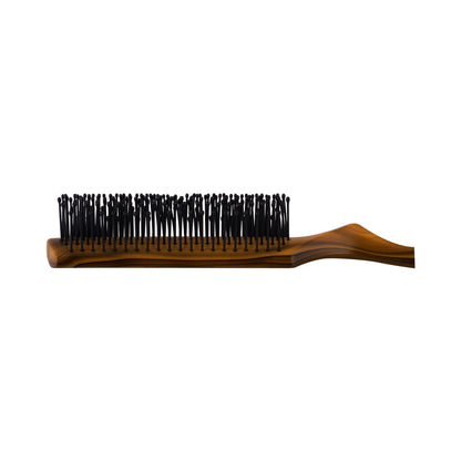 Miss Claire V1800F Flat Hair Brush - Brown - Distacart