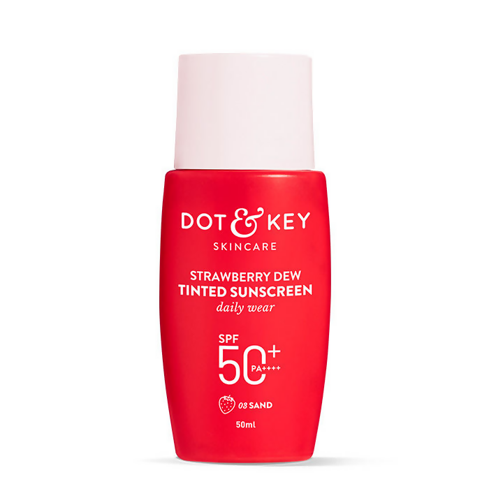 Dot & Key Strawberry Dew Tinted Sunscreen SPF 50+ PA++++ 03 Sand - Distacart