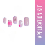 Thumbnail for SOEZI I’M Feeling Pink Reusable Press On Nails - Application Kit