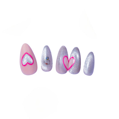 SOEZI Bow Of Love Reusable Press On Nail - Ready To Wear Kit - Distacart