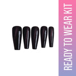 Thumbnail for SOEZI Black Magic Reusable Press On Nail - Ready To Wear Kit