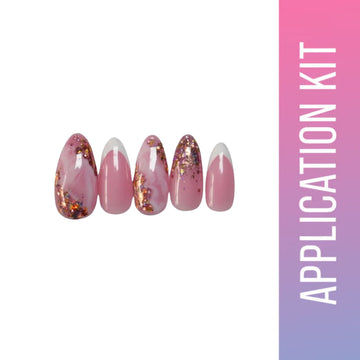 SOEZI Fancy Nancy Reusable Press On Nails - Application Kit