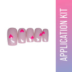 Thumbnail for SOEZI I Heart You Reusable Press On Nails - Application Kit