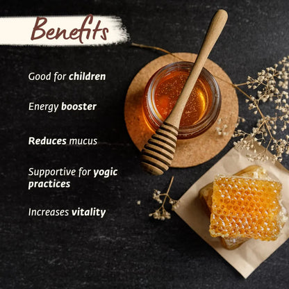 Isha Life Raw Himalayan Honey - Pure Wild Himalayan Honey | Sourced from Jammu, Reasi, Doda and Udhampur - Distacart