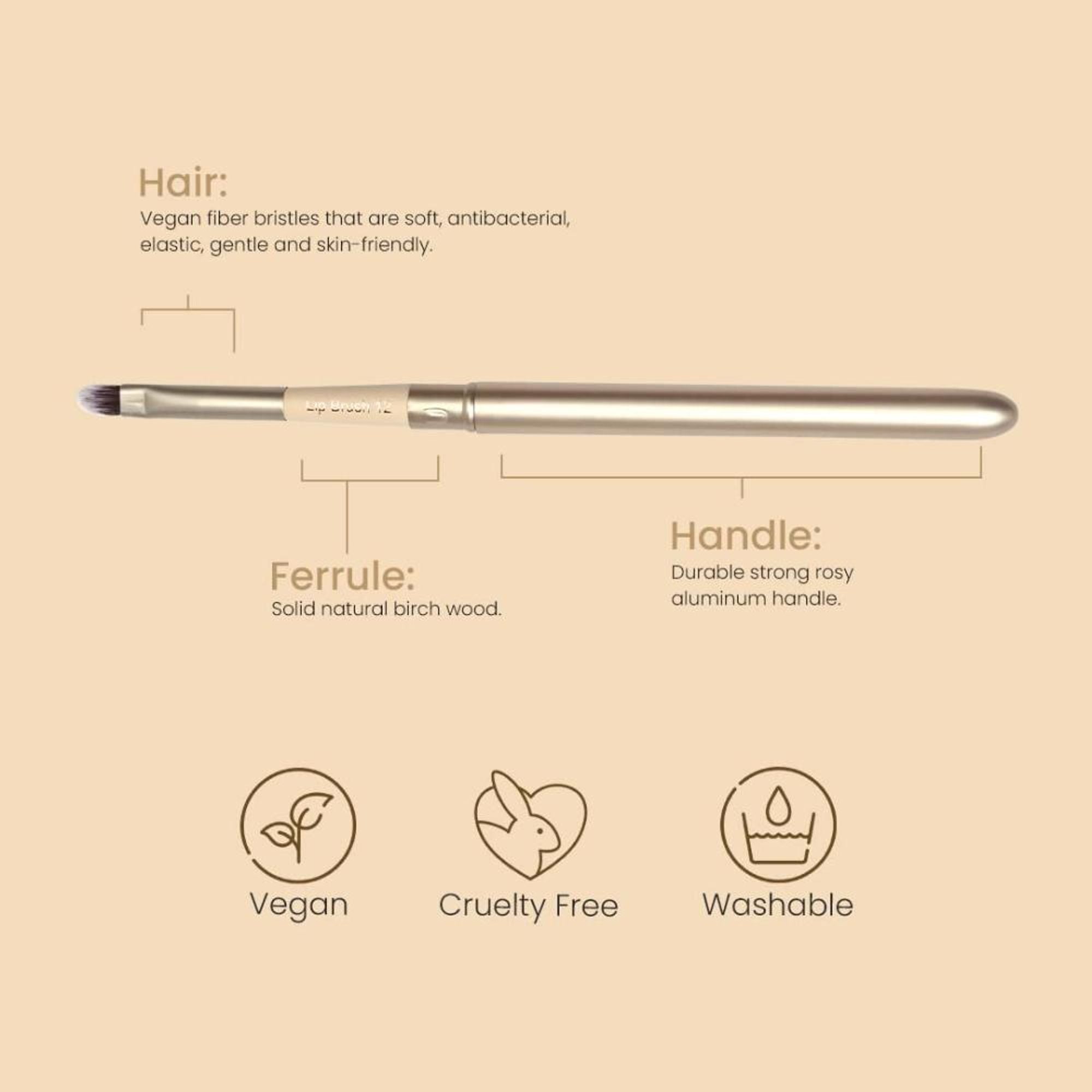 Milagro Beauty Lip Brush 12 - Distacart