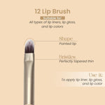 Thumbnail for Milagro Beauty Lip Brush 12 - Distacart