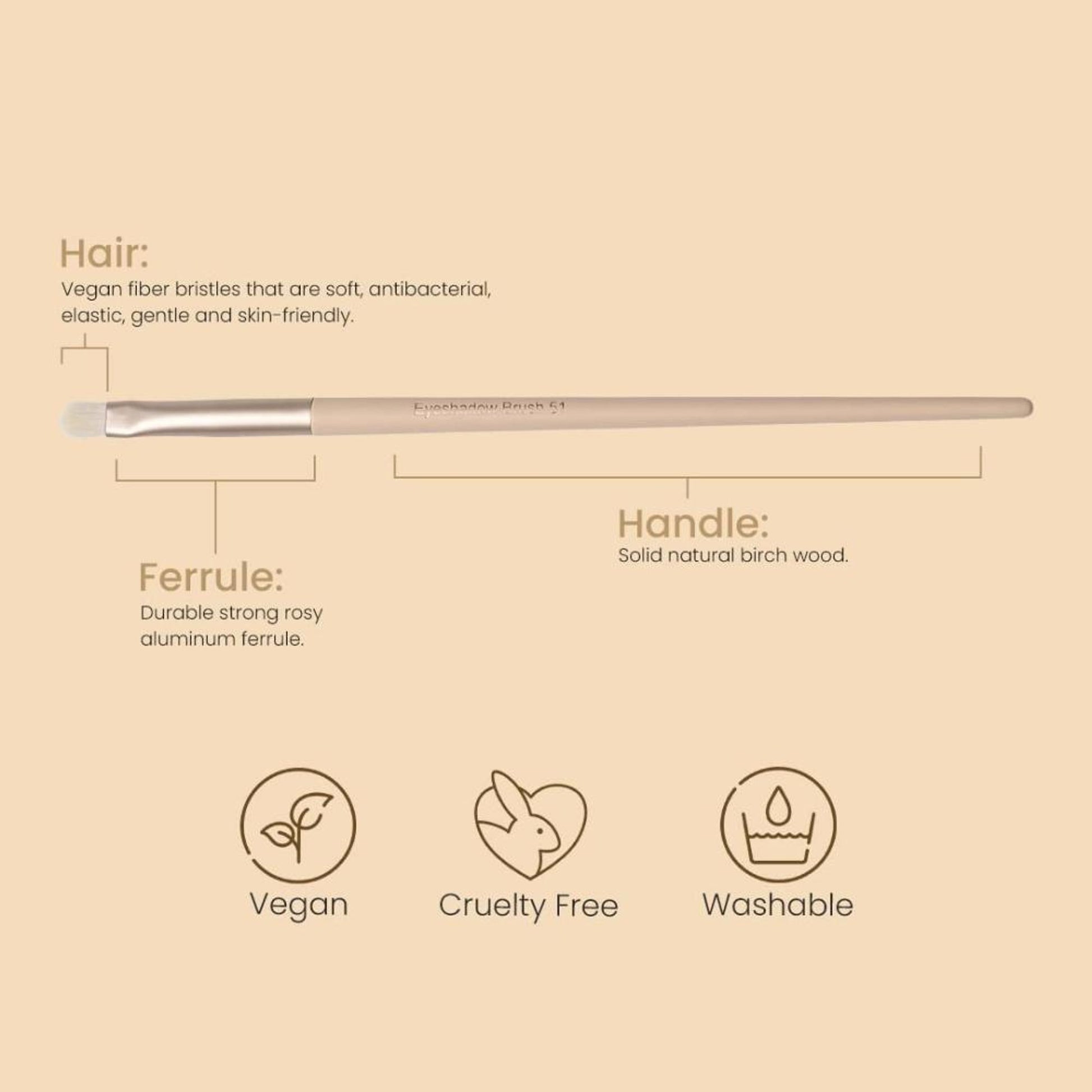 Milagro Beauty Eyeshadow Brush 51 - Distacart