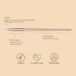 Thumbnail for Milagro Beauty Target Blending Brush 54 - Distacart