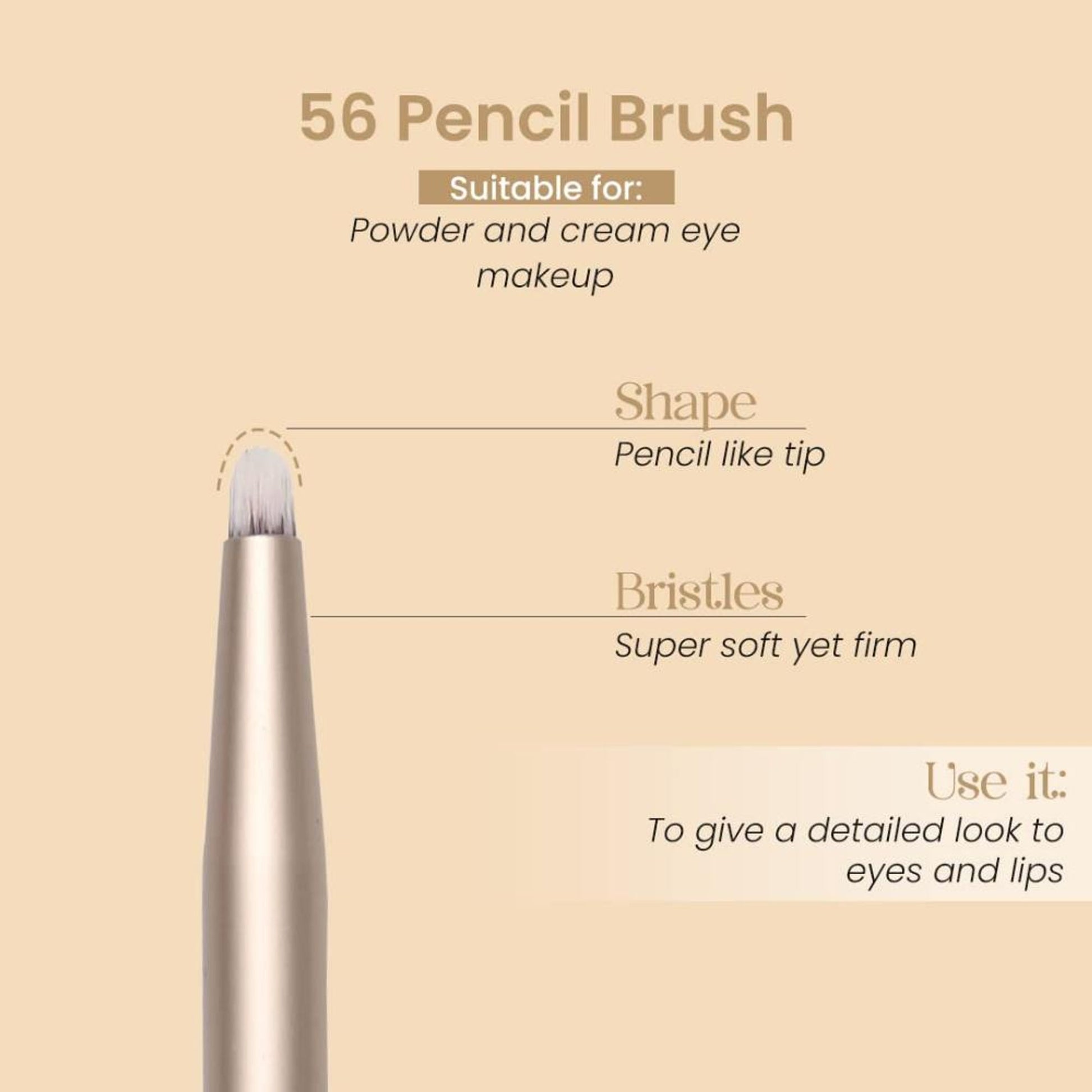 Milagro Beauty Pencil Brush 56 - Distacart