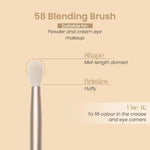 Thumbnail for Milagro Beauty Blending Brush 58 - Distacart