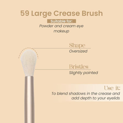 Milagro Beauty Large Crease Brush 59 - Distacart