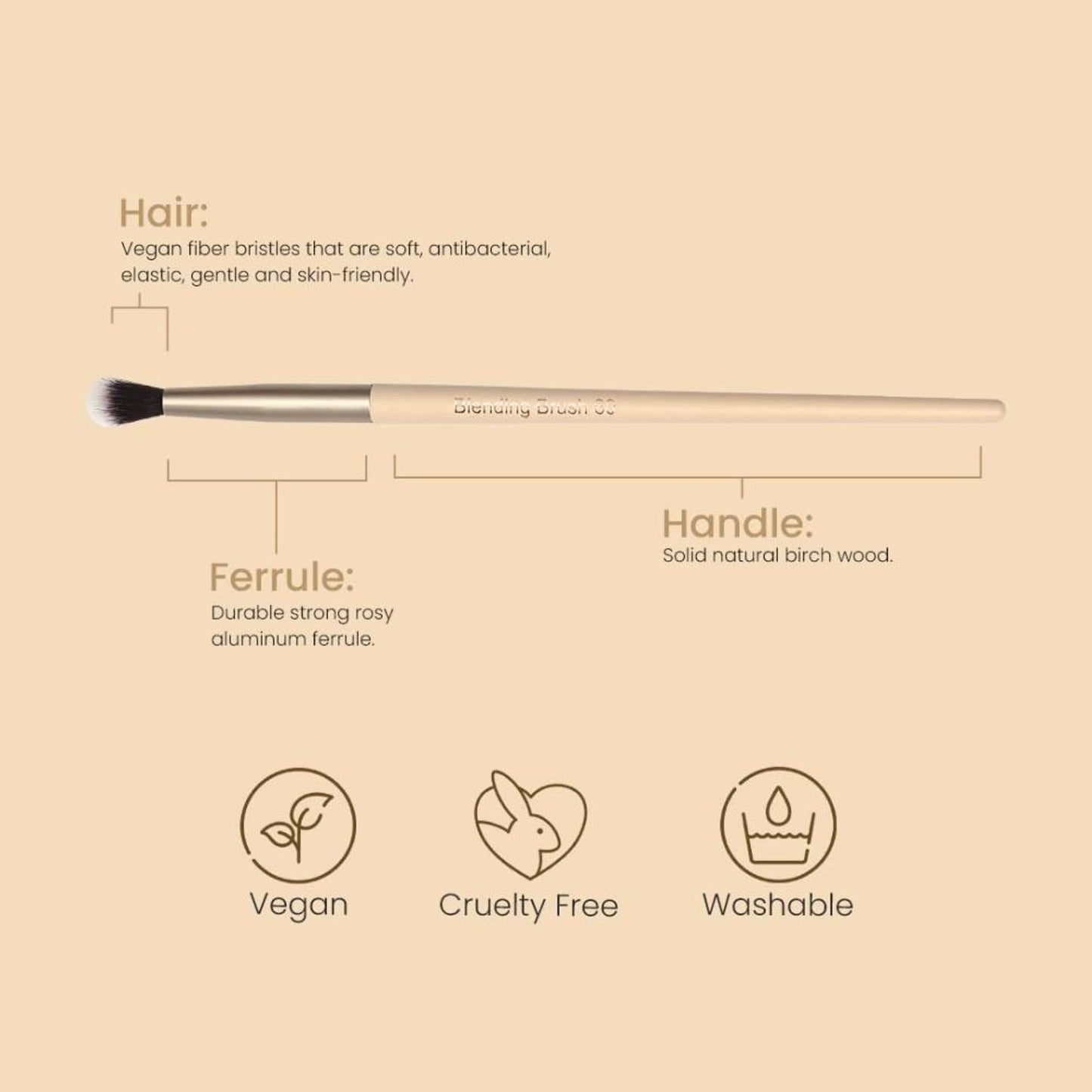Milagro Beauty Blending Brush 60 - Distacart