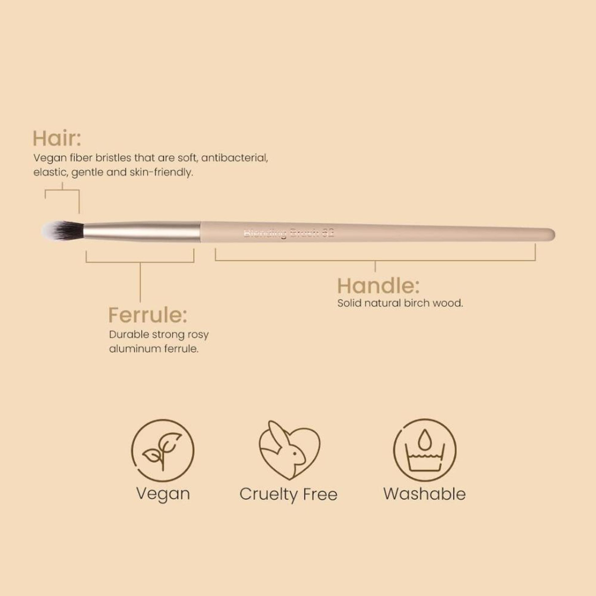 Milagro Beauty Blending Brush 62 - Distacart