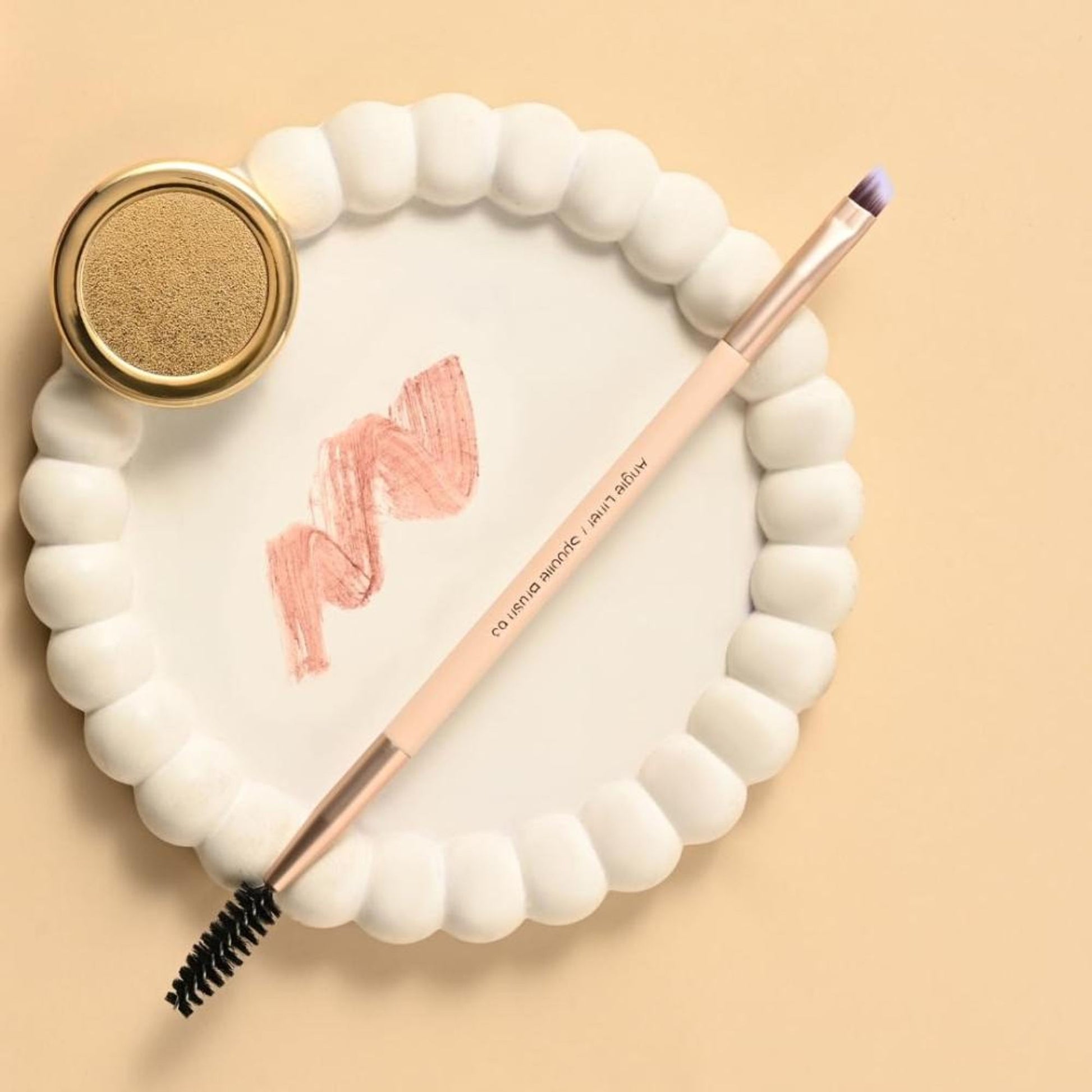 Milagro Beauty Angle Liner Spoolie Brush 63 - Distacart