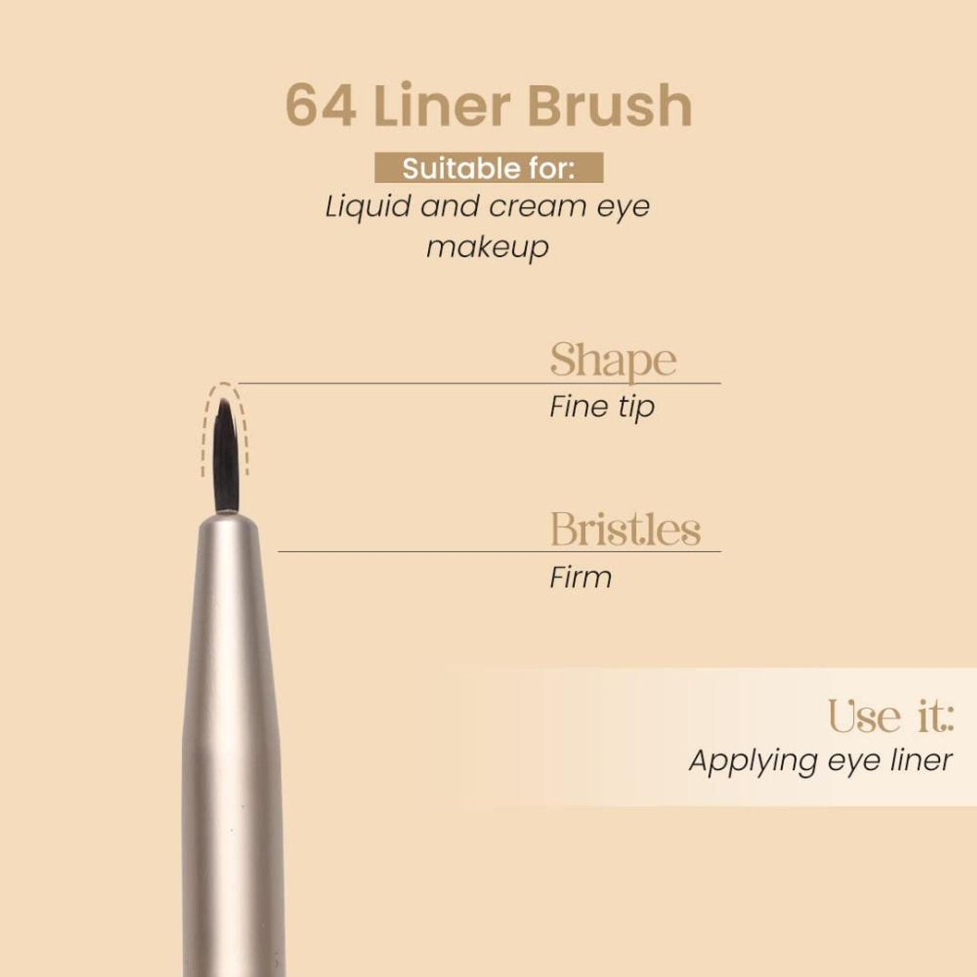 Milagro Beauty Liner Brush 64 - Distacart
