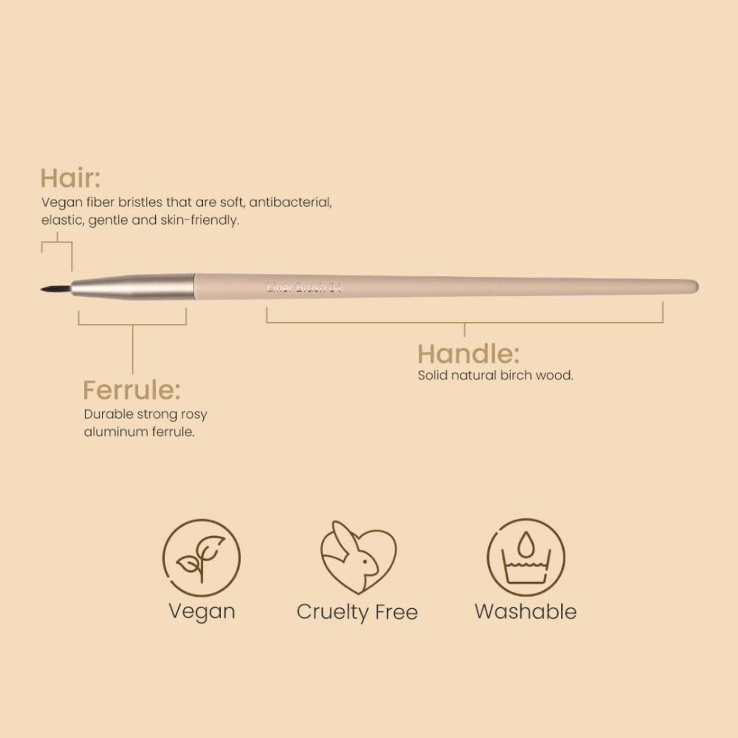 Milagro Beauty Liner Brush 64 - Distacart