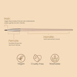 Thumbnail for Milagro Beauty Liner Brush 64 - Distacart