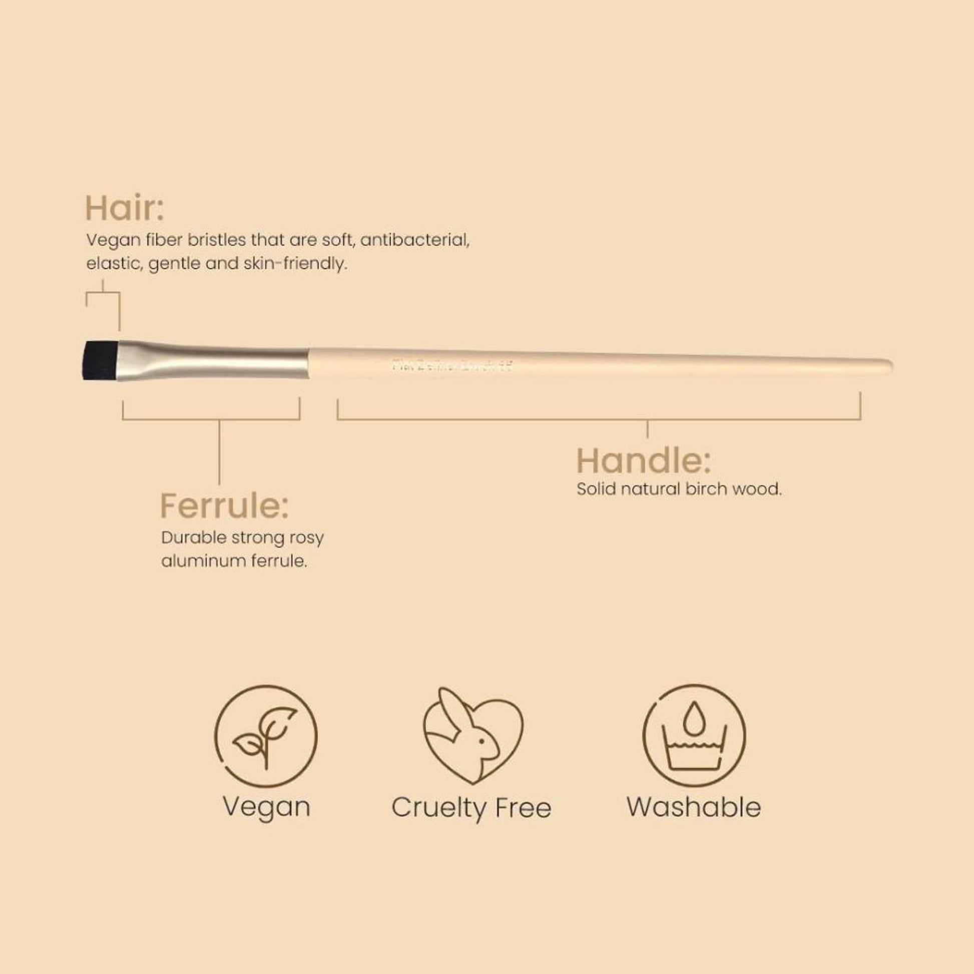 Milagro Beauty Flat Definer Brush 65 - Distacart