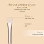 Thumbnail for Milagro Beauty Cut Crease Brush 68 - Distacart