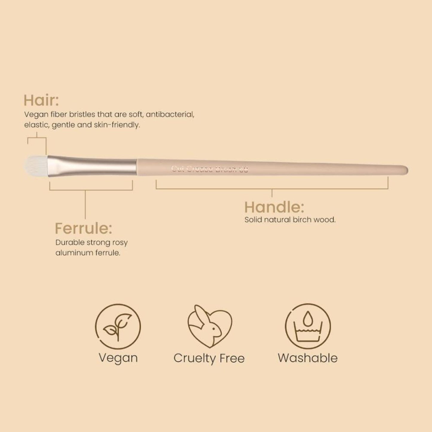 Milagro Beauty Cut Crease Brush 68 - Distacart