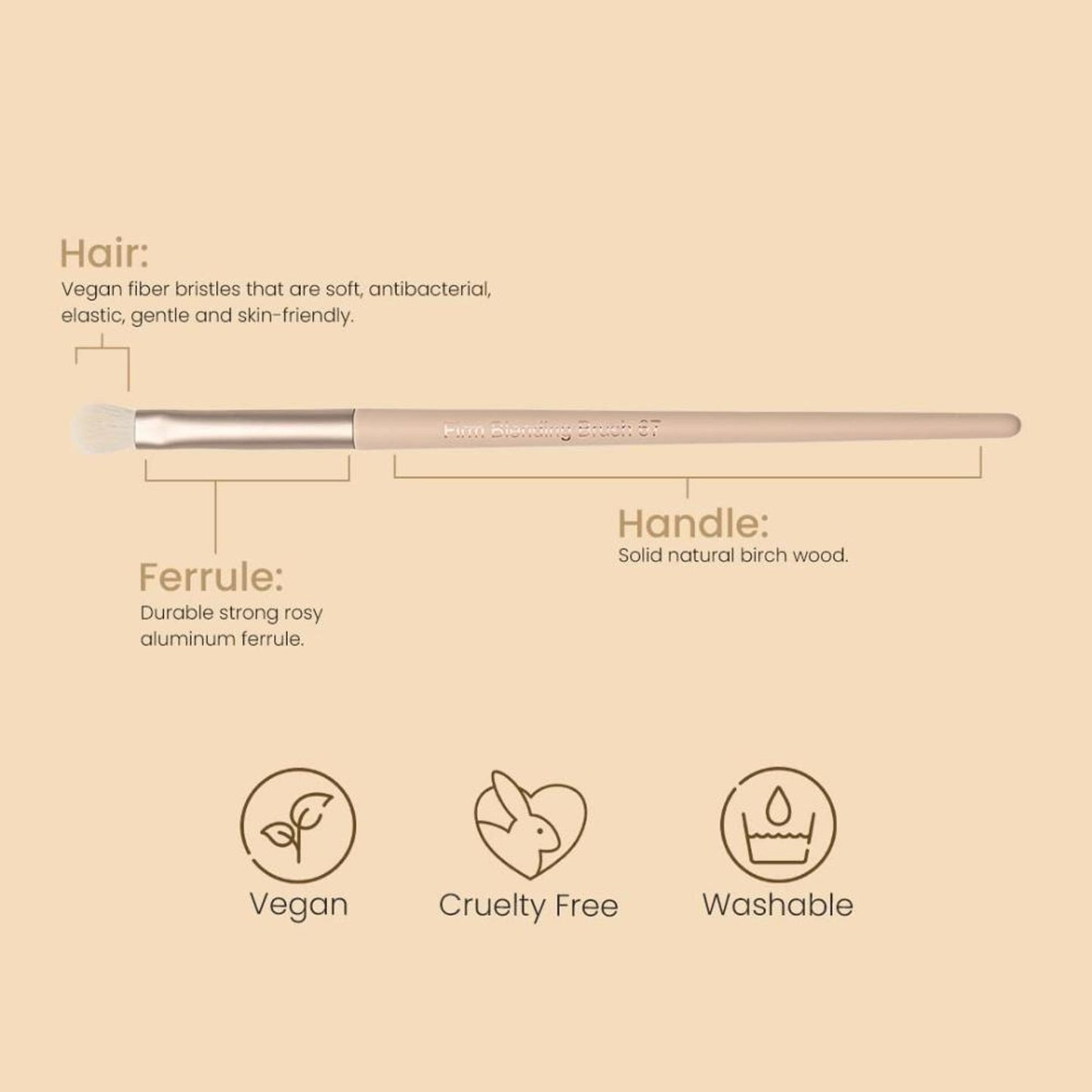 Milagro Beauty Firm Blending Brush 67 - Distacart