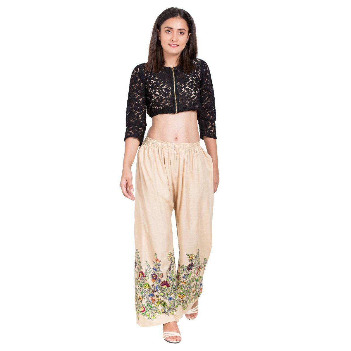Asmaani Off White Color Digital Print Sarara