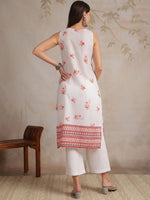 Thumbnail for Anouk Women Geometric Printed Chikankari Kurta