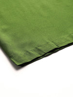Thumbnail for TAG 7 Women Green Solid Wide Leg Palazzos