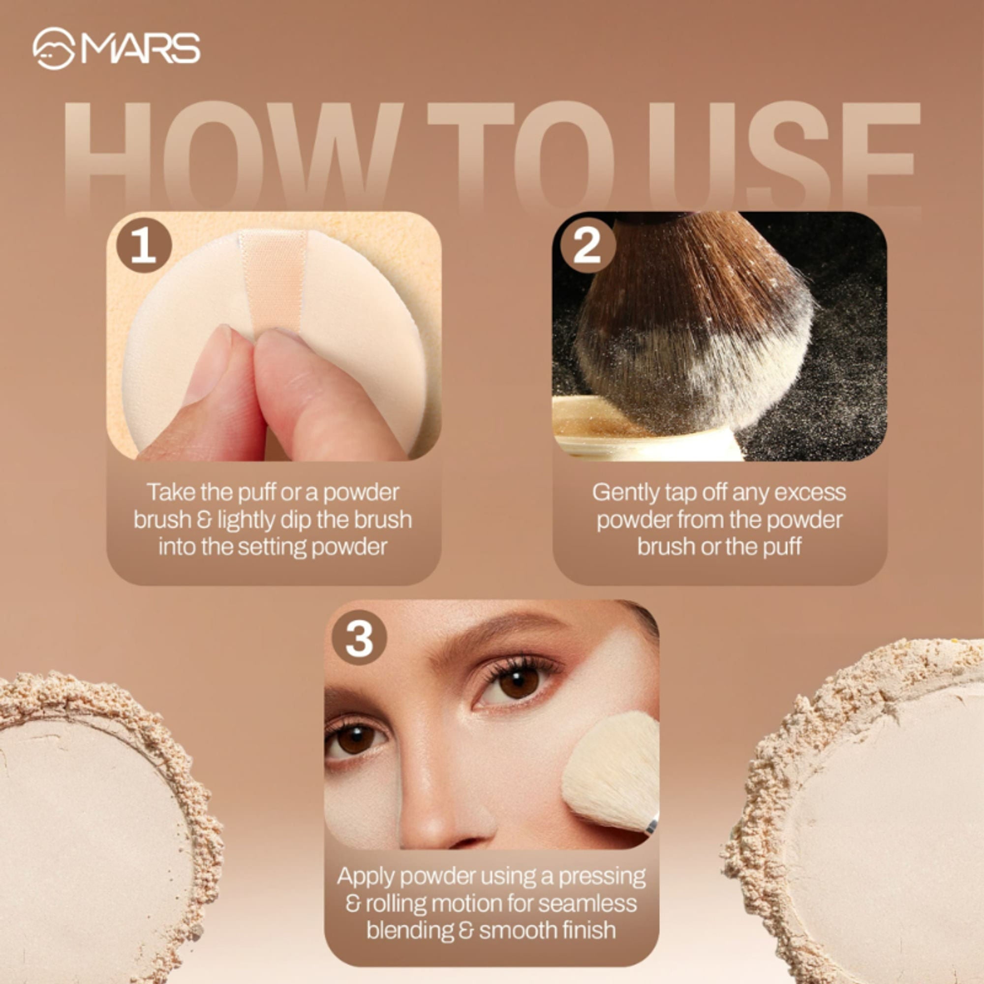 MARS Cosmetics Born To Bake Setting Loose Powder - Vanilla Extract