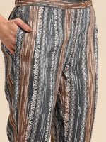 Thumbnail for Anouk Women Floral Printed Regular Kurta with Trousers & With Dupatta