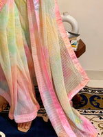 Thumbnail for Anouk Embellished Sequinned Pure Georgette Designer Saree - Distacart