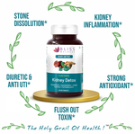 Thumbnail for bliss welness kidney detox veg tablet 60 each