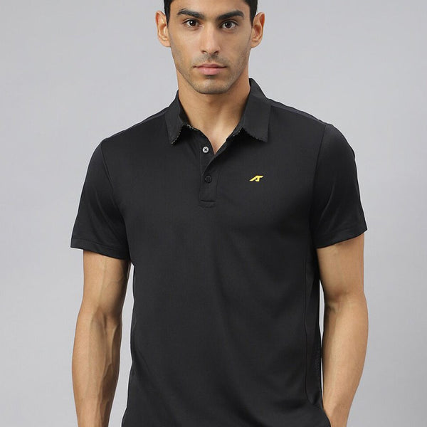 Alcis Men Train-Tech Anti-Static Slim-Fit Training Polo T-Shirt - Distacart