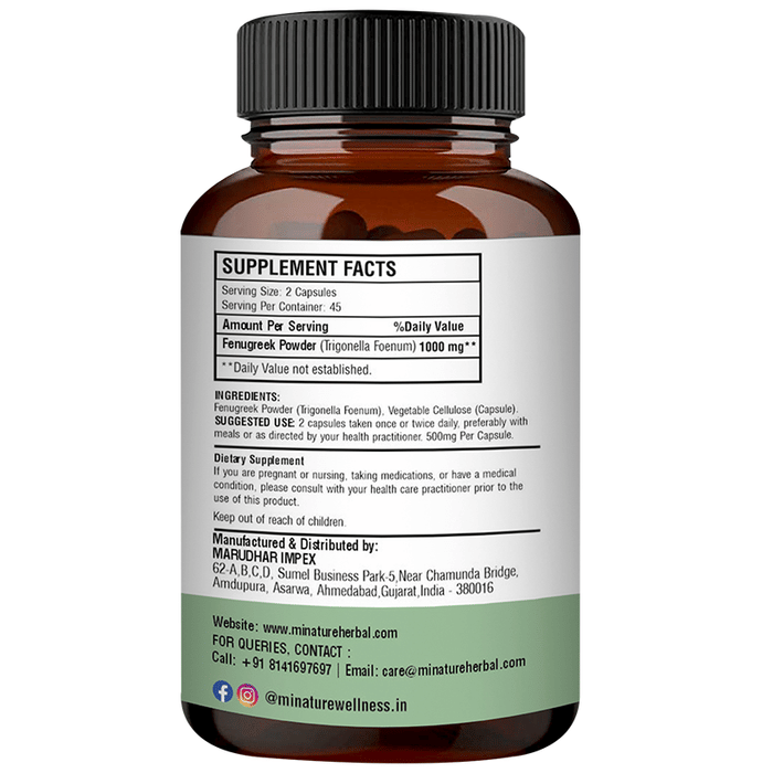 Minature Fenugreek Capsule