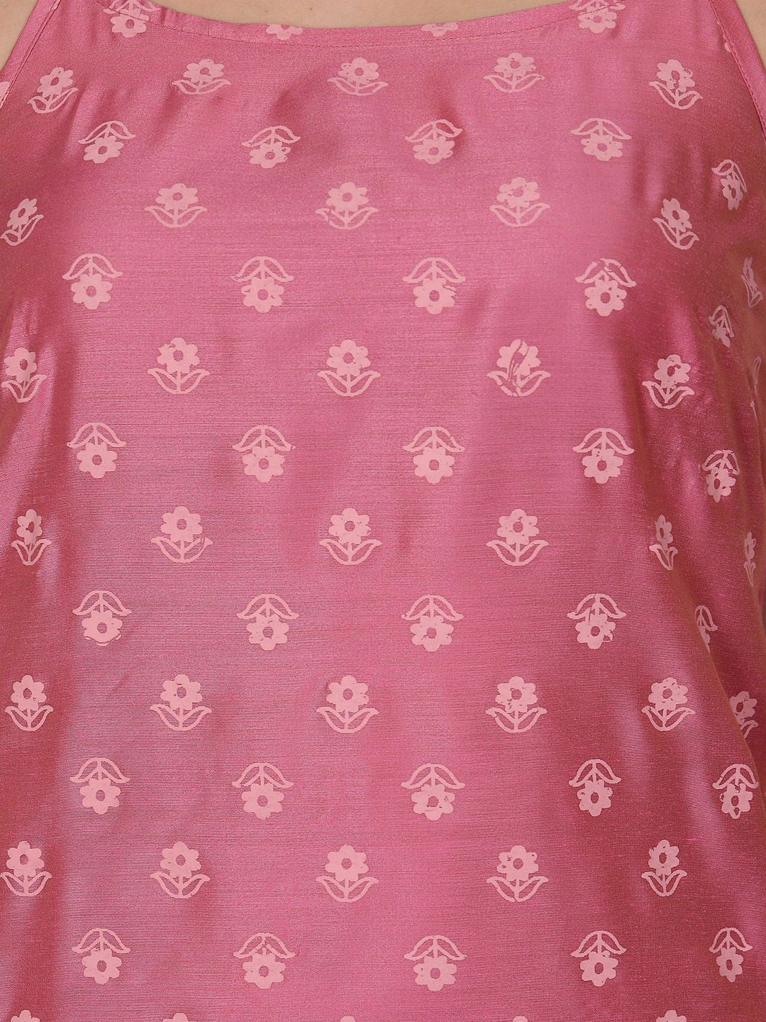 Ode by House of Pataudi Floral Printed Regular Kurta with Trousers - Distacart