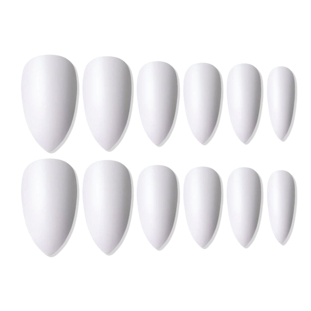 shills professional reusable press on nails sharp almond spn678